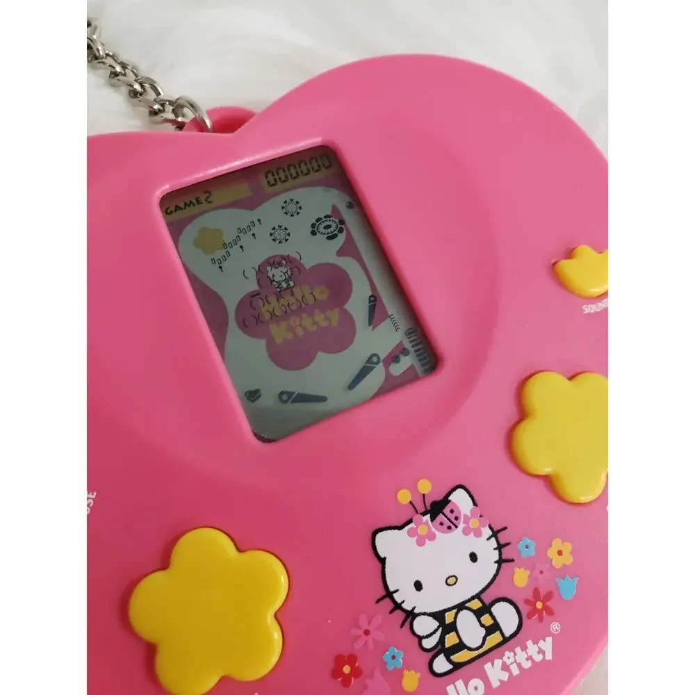Vintage 2003 Sanrio Hello Kitty Electronic Pinball Game Heart Shape Tested Works